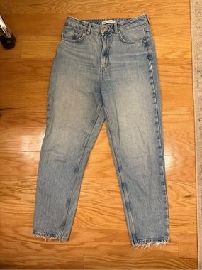 ZARA Light Blue High-Rise Women's Jeans